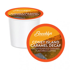 Brooklyn Beans Coney Island Caramel Decaf Single Serve Coffee, 40 Pack