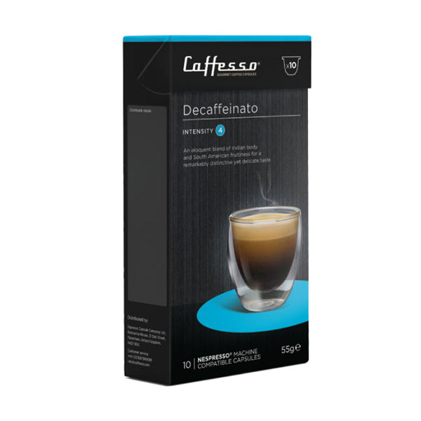 Caffesso Decaffeinato Nespresso Compatible Capsules, 10 Pack