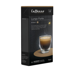 Caffesso Lungo Forte Nespresso Compatible Capsules, 10 Pack