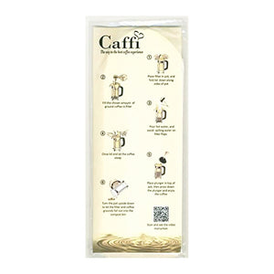Caffi 8 Cup French Press Paper Filters, 25 Pack