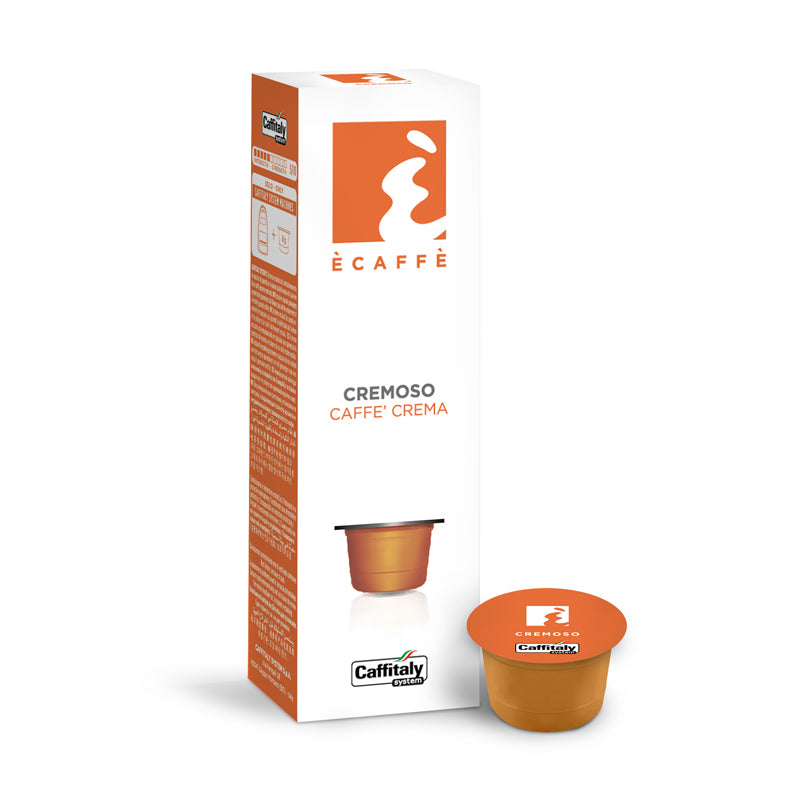 Caffitaly caff Cremoso Espresso Capsules 10 Count ECS Coffee