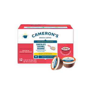 Cameron's Chocolate Caramel Brownie Single Serve Coffee 12 Pack