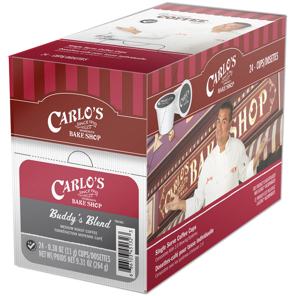 Carlo's Bake Shop Buddy's Blend Single Serve Coffee 24 Pack
