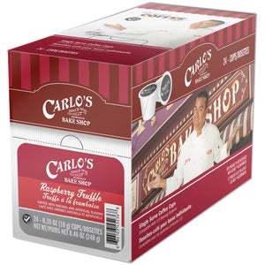 Carlo's Bake Shop Raspberry Truffle Single Serve Coffee 24 Pack