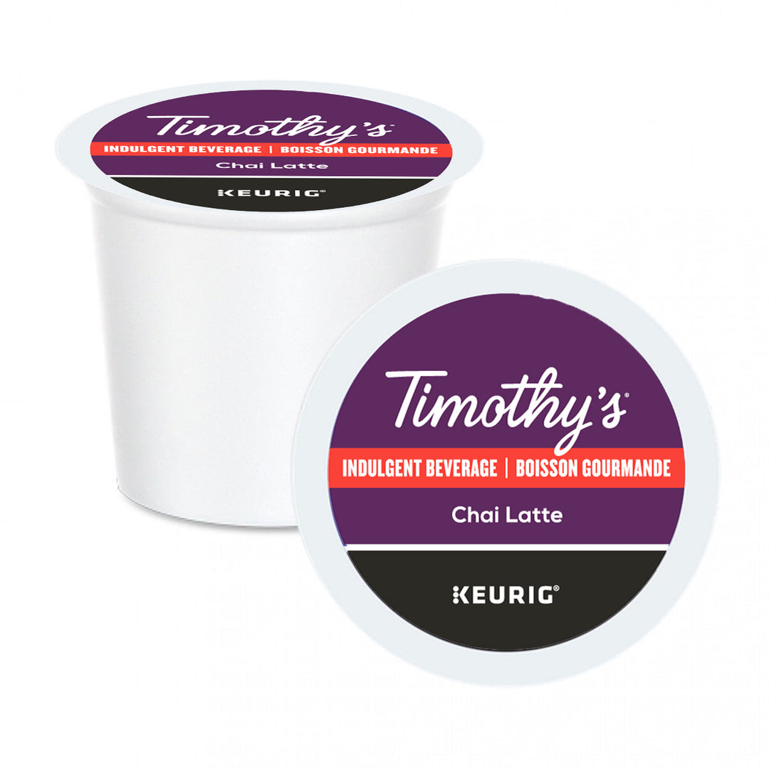 Timothy's Chai Latte KCup® Pods 24 Pack ECS Coffee