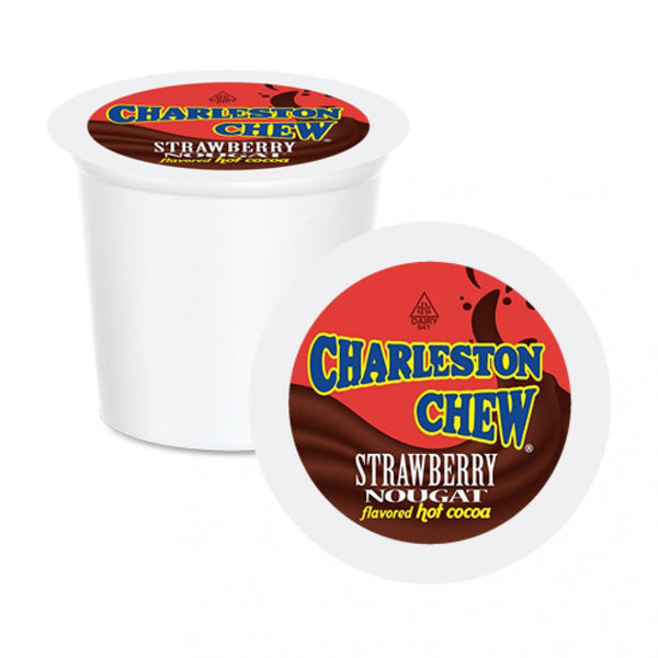 Charleston Chew Strawberry Nougat Single Serve Hot Chocolate, 12 Pack
