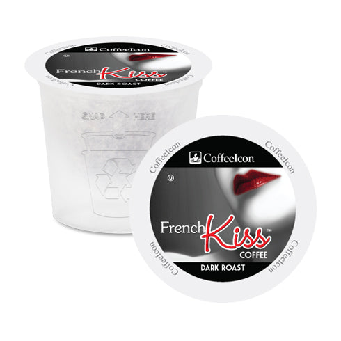CoffeeIcon French Kiss Dark Roast Single Serve Coffee 70 Pack