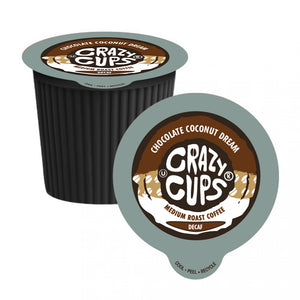 Crazy Cups Decaf Chocolate Coconut Dream Single Serve Coffee 22 Pack