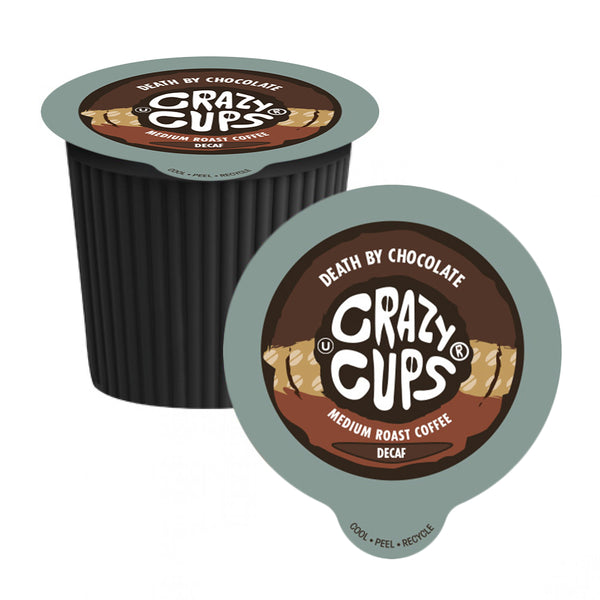 Crazy Cups Decaf Death by Chocolate Single Serve Coffee 22 Pack
