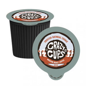 Crazy Cups Decaf Frosted Oatmeal Cookie Single Serve Coffee 22 Pack