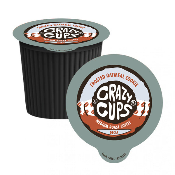 Crazy Cups Decaf Frosted Oatmeal Cookie Single Serve Coffee 22 Pack