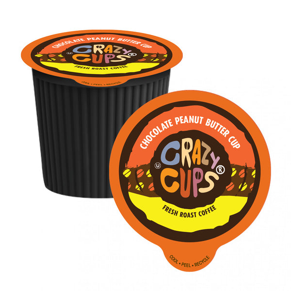 Crazy Cups Chocolate Peanut Butter Cup Single Serve Coffee 22 Pack