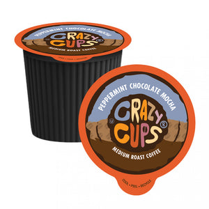 Crazy Cups Peppermint Chocolate Mocha Single Serve Coffee 22 Pack