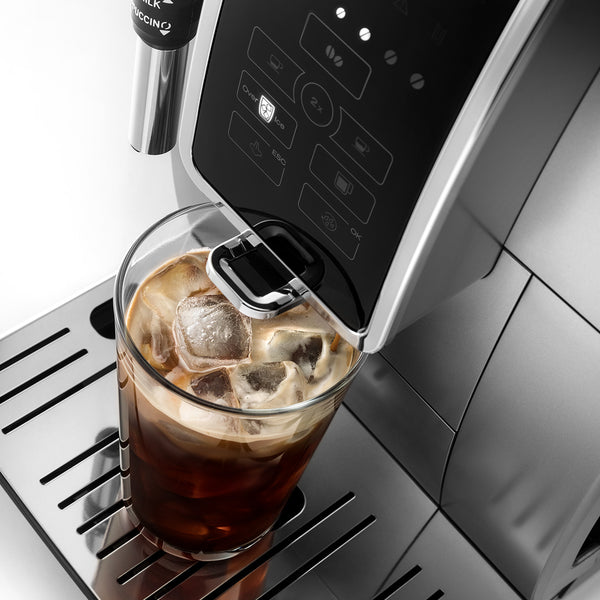 DeLonghi Dinamica Automatic Iced Coffee & Espresso Machine, Silver