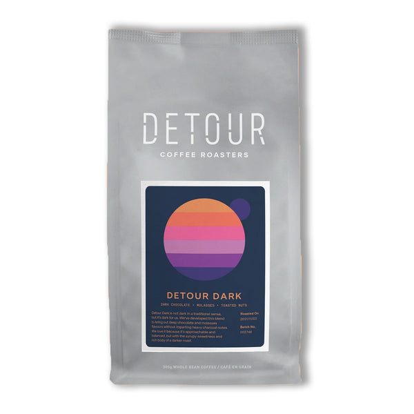 Detour Dark Whole Bean Coffee, 300 g