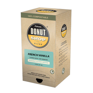 Authentic Donut Shop French Vanilla Coffee Pods, 16 Pack