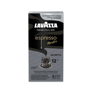 Lavazza Espresso Maestro Ristretto Aluminum Nespresso Compatible Capsules 10 Pack