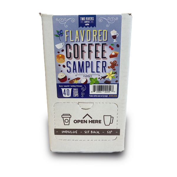 Two Rivers Flavoured Variety Single Serve Coffee, 40 Pack