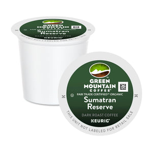 Green Mountain Coffee Sumatran Reserve XB K-Cup Pods 24 Pack