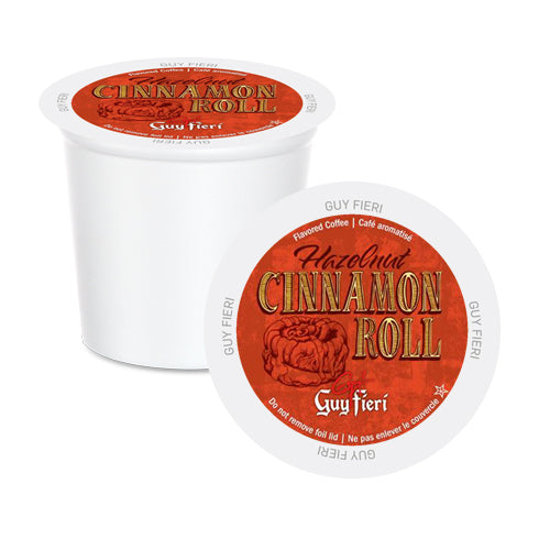 Guy Fieri Hazelnut Cinnamon Roll Single Serve Coffee 24 Pack