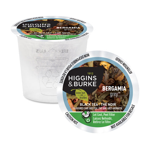 Higgins & Burke Bergamia Grey Loose Leaf Single Serve Tea 24 Pack