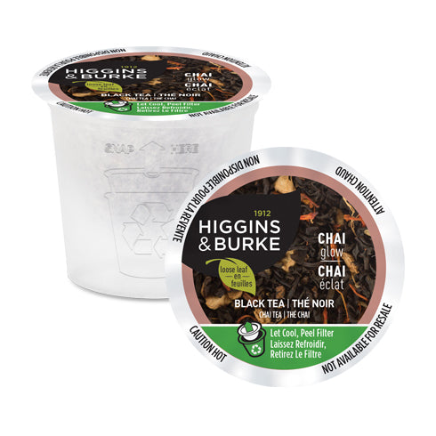 Higgins & Burke Chai Glow Loose Leaf Single Serve Tea 24 Pack
