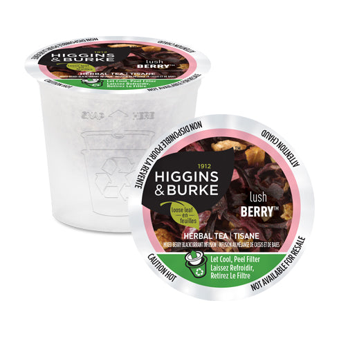 Higgins & Burke Lush Berry Loose Leaf Single Serve Tea 24 Pack