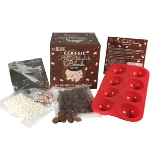 Gourmet du Village Hot Chocolate Bomb Kit, Classic Chocolate