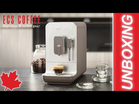Smeg Super Automatic Espresso Machine with Hot Water - Matte Black