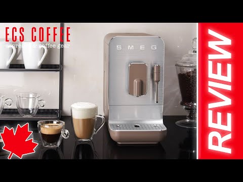 Smeg Super Automatic Espresso Machine with Hot Water - Matte Black