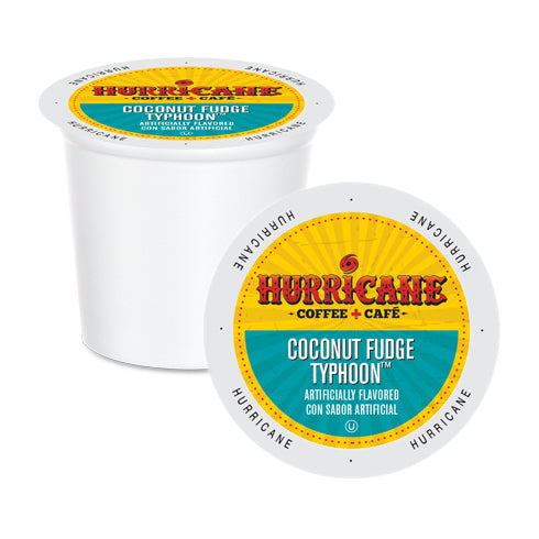 Hurricane Coconut Fudge Typhoon Single Serve Coffee 24 Pack