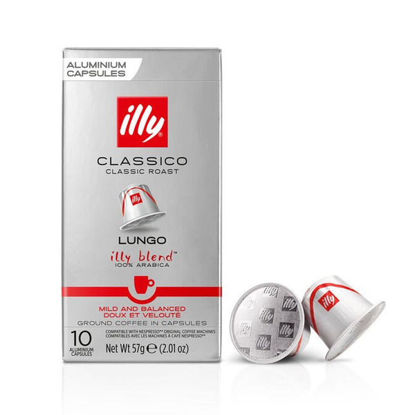 Illy Classico Lungo Nespresso® Compatible Capsules 10 Pack