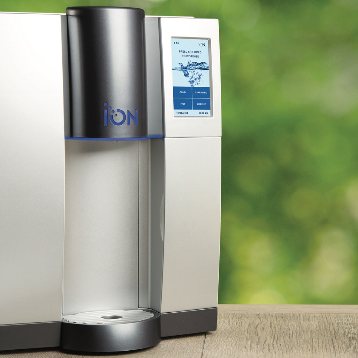 Ion TS400 Ambient Cold / Hot Sparkling Bottleless Water Cooler, Titani