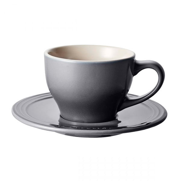 Le Creuset Stoneware Cappuccino Cups, Set of 2 - Oyster
