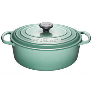 Le Creuset Signature Cast-Iron Oval French Oven 6.3L - Sage