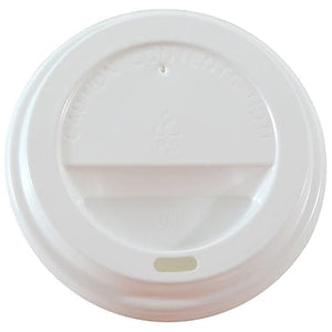 White Dome Lids for 16 oz. Cups, 1200 Case