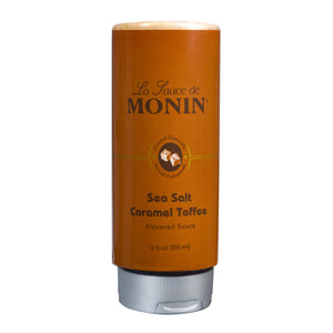 Monin Sea Salt Caramel Toffee Sauce, 12 oz.
