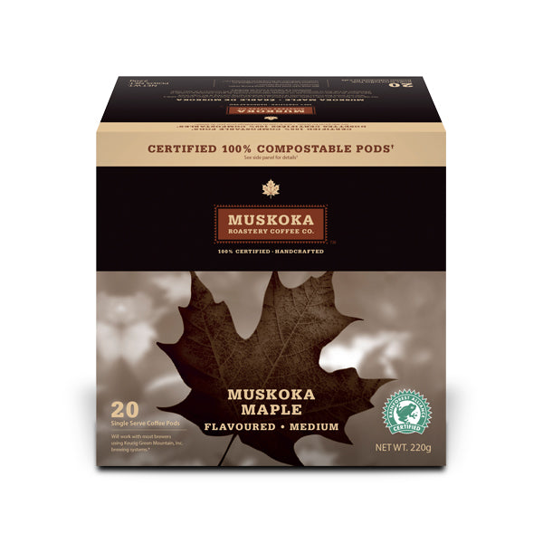 Muskoka Roastery Coffee Co. Muskoka Maple Single Serve Coffee 20 Pack