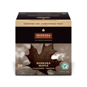 Muskoka Roastery Coffee Co. Muskoka Maple Single Serve Coffee 20 Pack