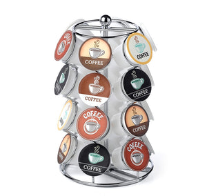 Nifty Solutions 24 Count Coffee Pod Carousel, Chrome