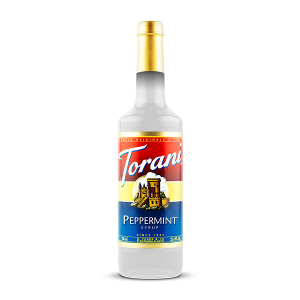 Torani Peppermint Syrup in a Plastic Bottle, 750ml