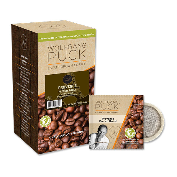 Wolfgang Puck Provence French Roast Coffee Pods 18 Pack