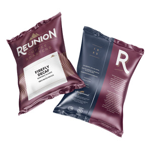 Reunion Coffee Roasters Firefly Decaf Coffee Fraction Packs, 24 x 2.5 oz