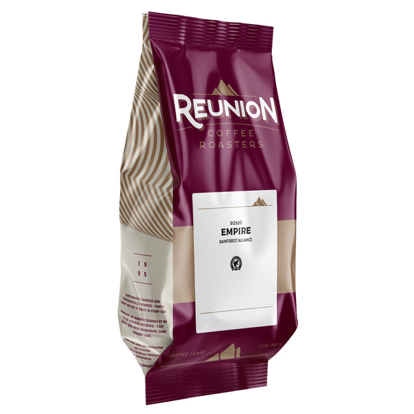 Reunion Coffee Roasters Empire French Whole Bean Coffee 2 lb