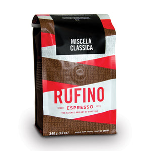 Rufino Espresso Miscela Classica Whole Bean Coffee, 12 oz.