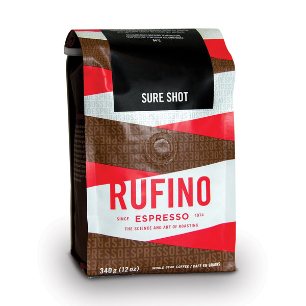 Rufino Espresso Sure Shot Whole Bean Coffee, 12 oz.