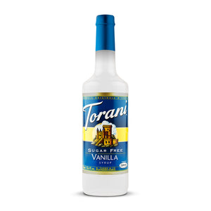 Torani Sugar Free Vanilla Syrup Plastic Bottle, 750ml