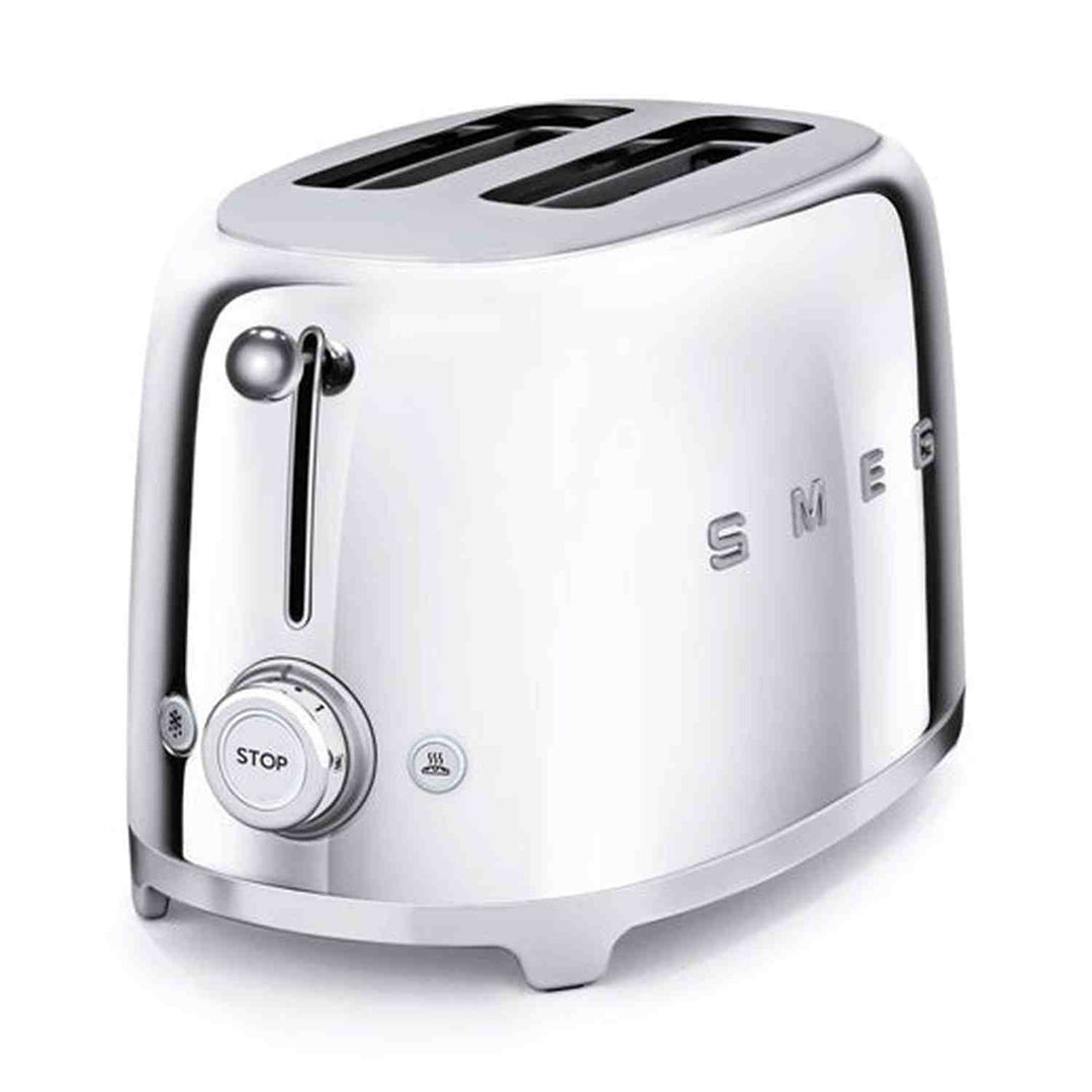 Smeg 2-Slice Toaster - Chrome