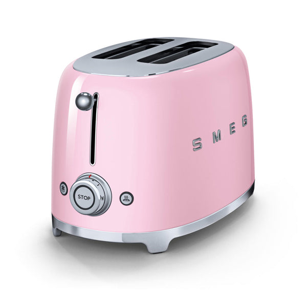 Smeg 2-Slice Toaster - Pastel Pink