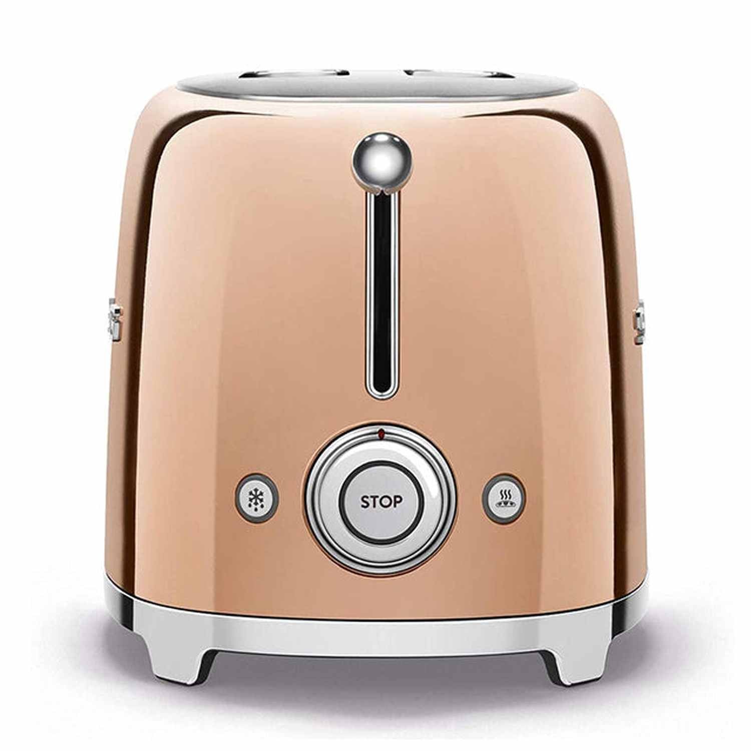 Smeg 2-Slice Toaster - Rose Gold